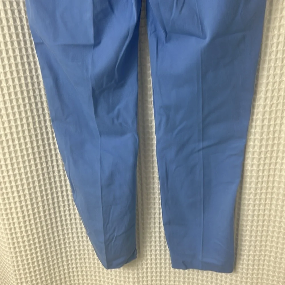 J. McLaughlin 5-Pocket Stretch Cotton Spandex Twill Straight Leg Pants Blue - Picture 8 of 11